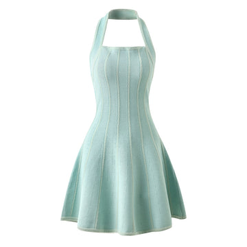Jacira Halter Knit Dress - SunsetFashionLA